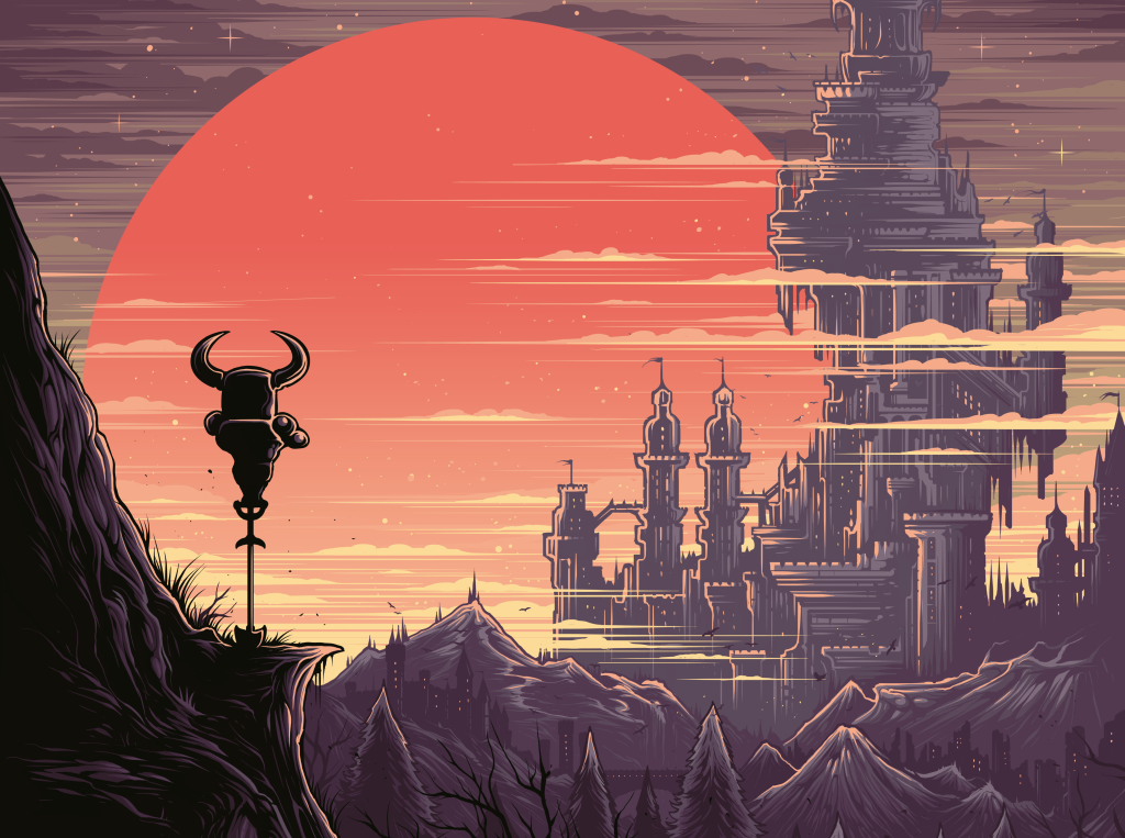 Closeup of cover image of Issue 1 of A Profound Waste of Time featuring an illustration of Shovel Knight by Yacht Club Games illustrated by Dan Mumford.