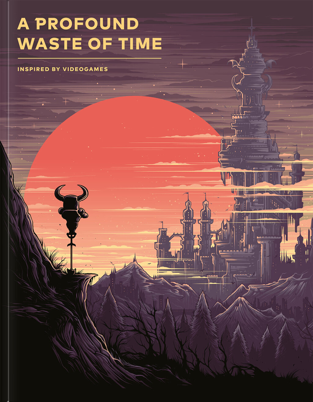 Cover image of Issue 1 of A Profound Waste of Time featuring an illustration of Shovel Knight by Yacht Club Games illustrated by Dan Mumford.