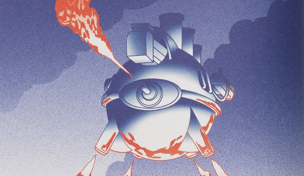Detail illustration of a spaceship from issue 1 of A Profound Waste of Time.